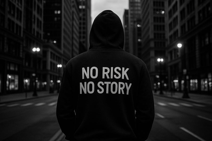 change the quote to "No Risk No Story"
